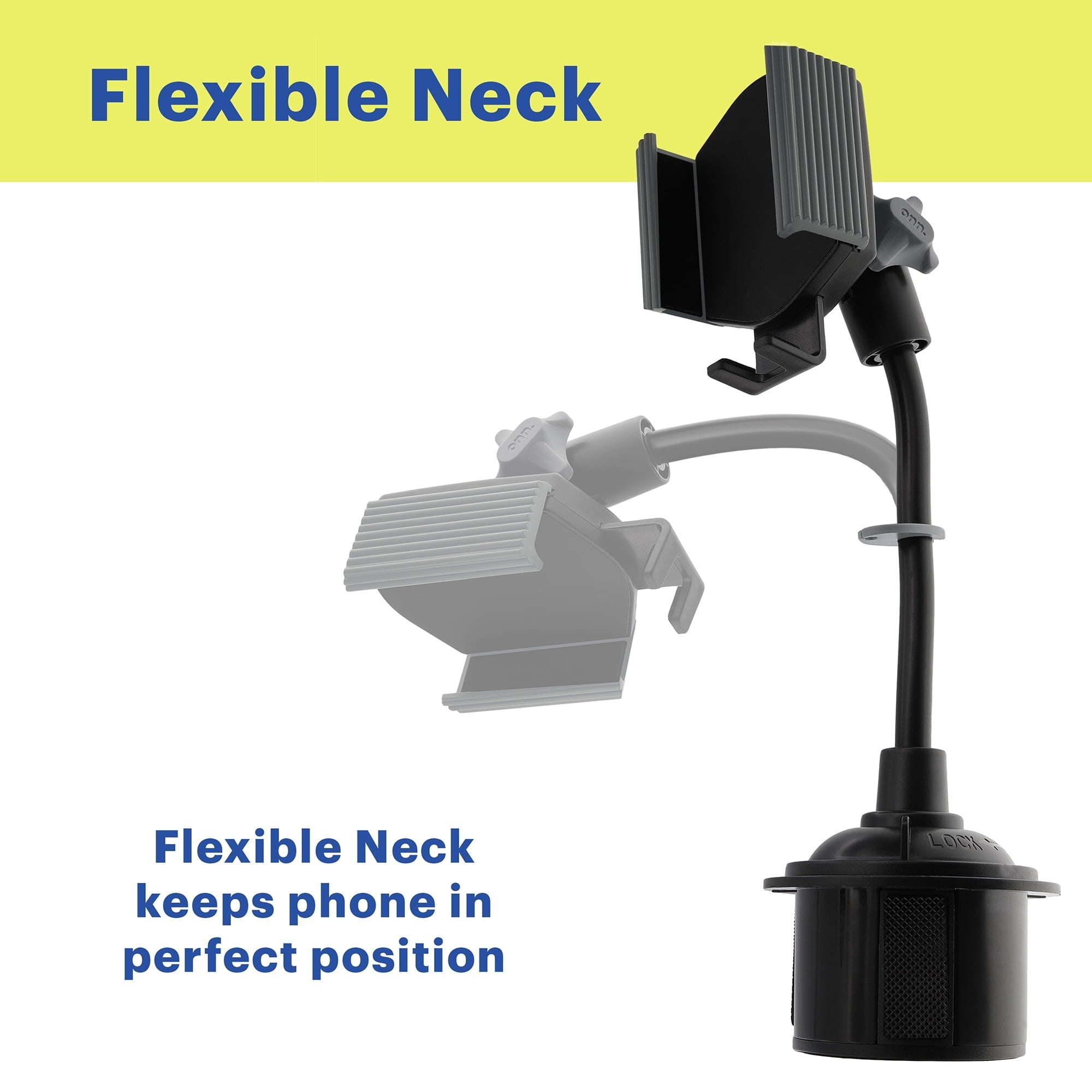 onn. Cup Holder Phone Mount