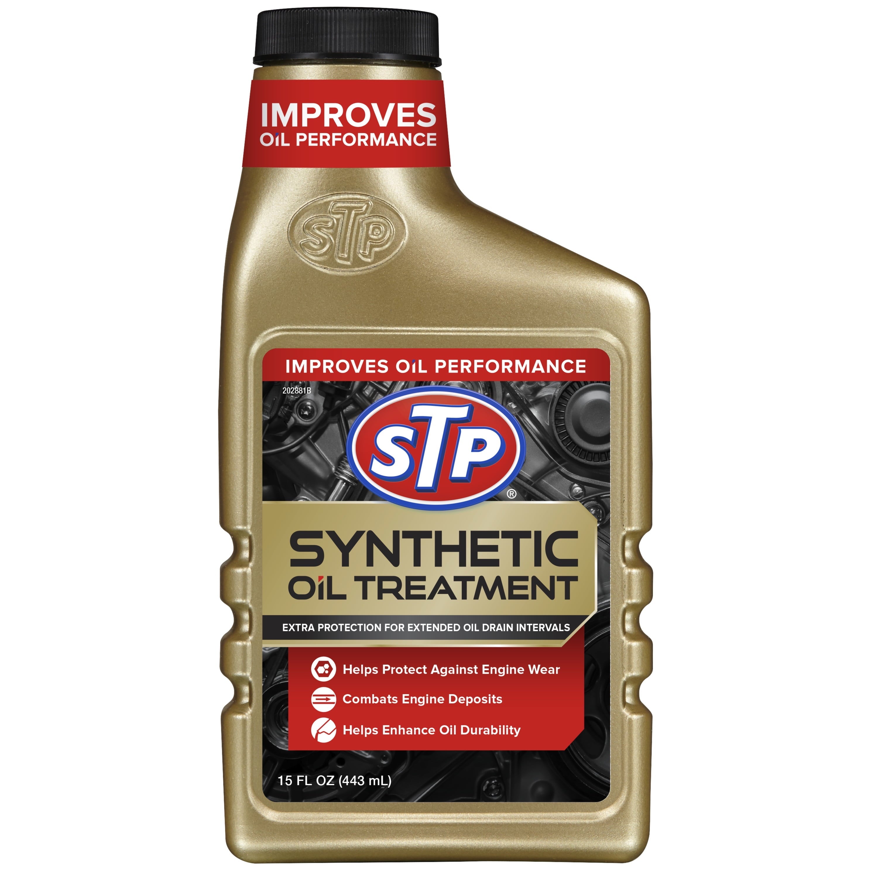 STP Synthetic Automotive Oil Treatment - 15 FL OZ Bottle