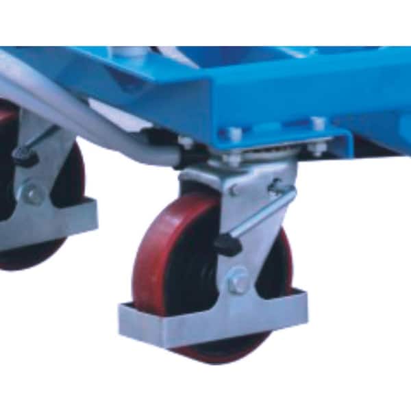 Industrial Grade TA30 Manual Scissor Lift Table Cart 660 lbs. Capacity, Table Size 19.7 in. x 32.6 in. Swivel Casters