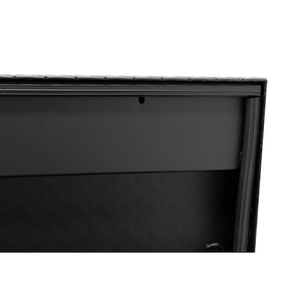 56 in. Matte Black Aluminum Low Profile Long Lo-Side Truck Tool Box