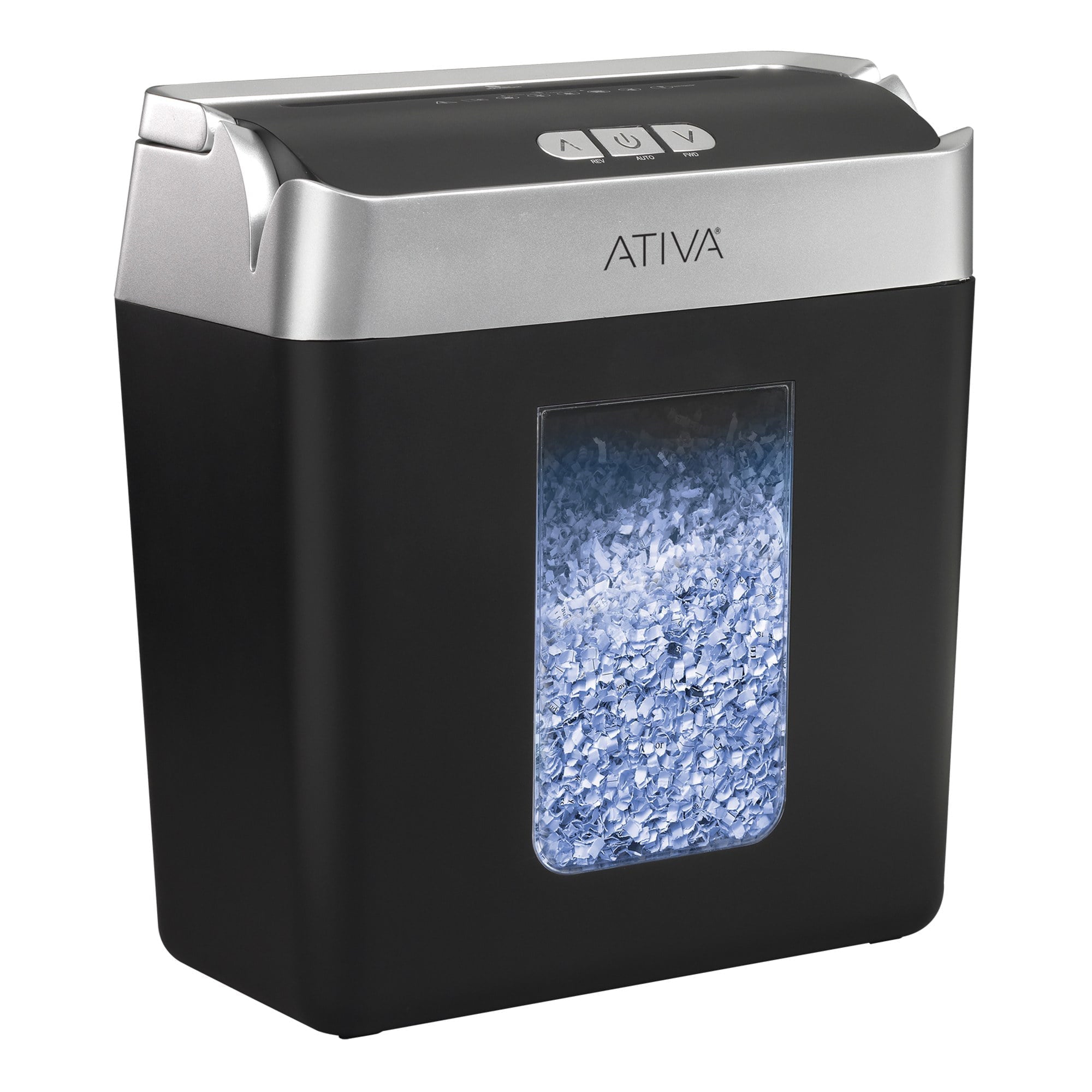 Ativa® 8 Sheet Micro-Cut Lift-Off Shredder With Handle, OMM83B