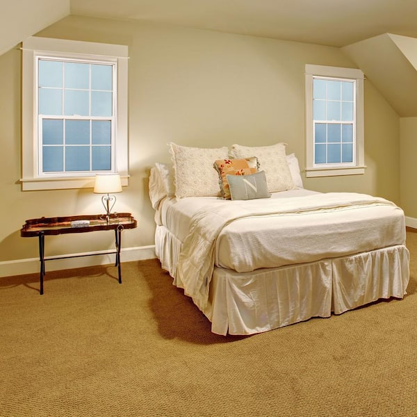 35.25 in. x 47.25 in. Single Hung Vinyl Window Insulated with Grids, White