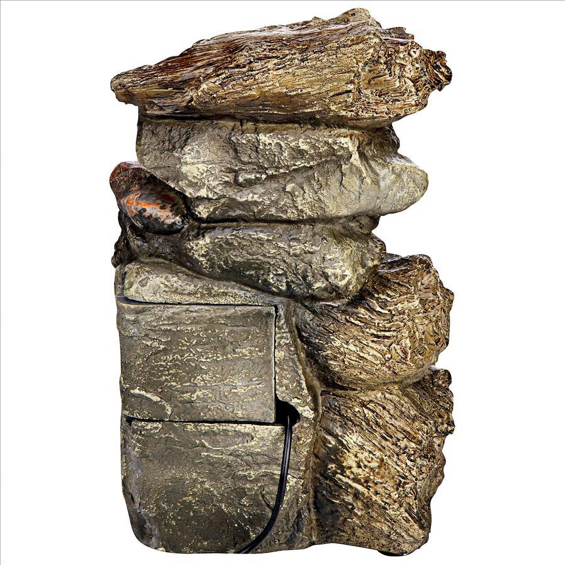 Design Toscano Glacier Peak Cascading Garden Fountain