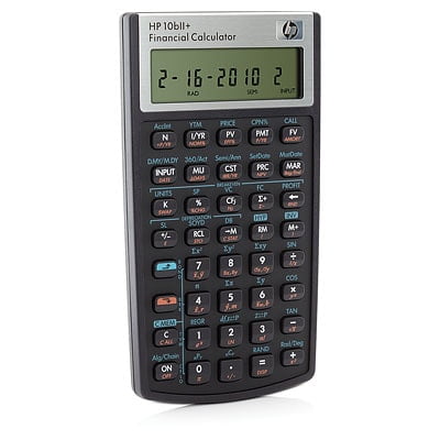 HP 10bII Financial Calculator, 12-Digit LCD