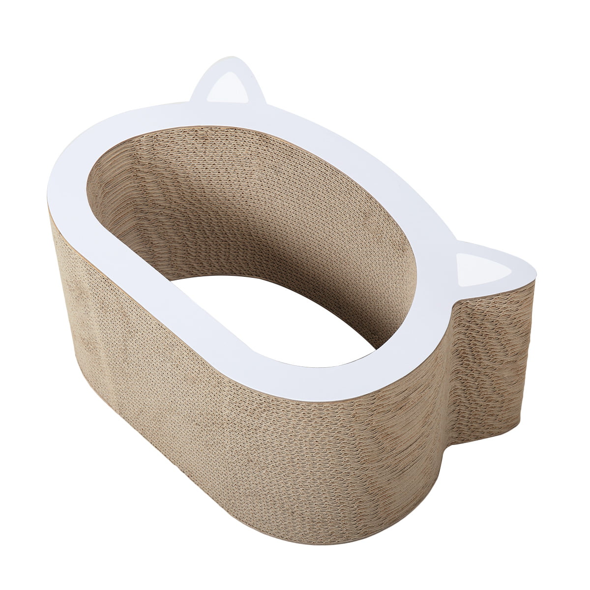 Coziwow Cat Scratcher Cardboard Scratch Lounge Pad, Cat Bed Furniture House W/ Catnip