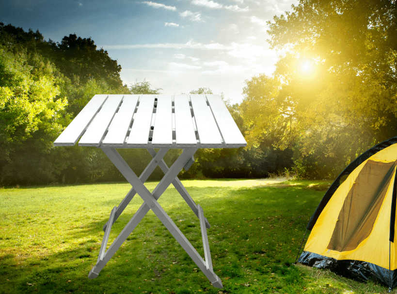 Ozark Trail Camping Table, Silver