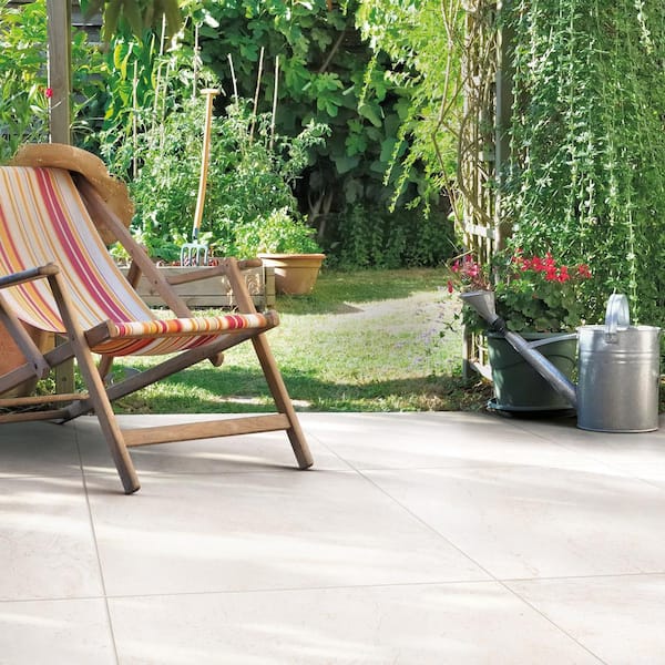 Sample - Alpe White 6 in. x 6 in. x 0.75 in. Porcelain Paver