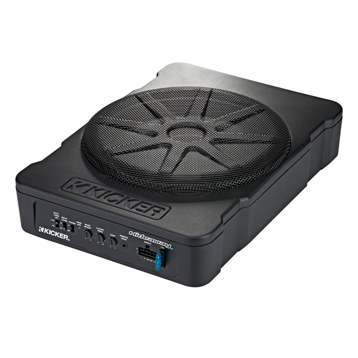 Kicker Hideaway Series 10 Inch Compact Powered Subwoofer with 180 Watt Amplifier