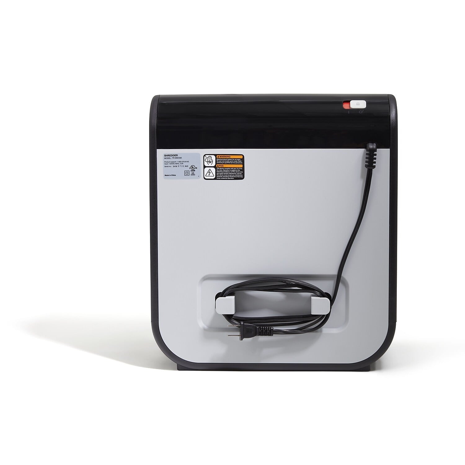 TRU RED 8-Sheet Micro-Cut Personal Shredder (TR-BMC8A)