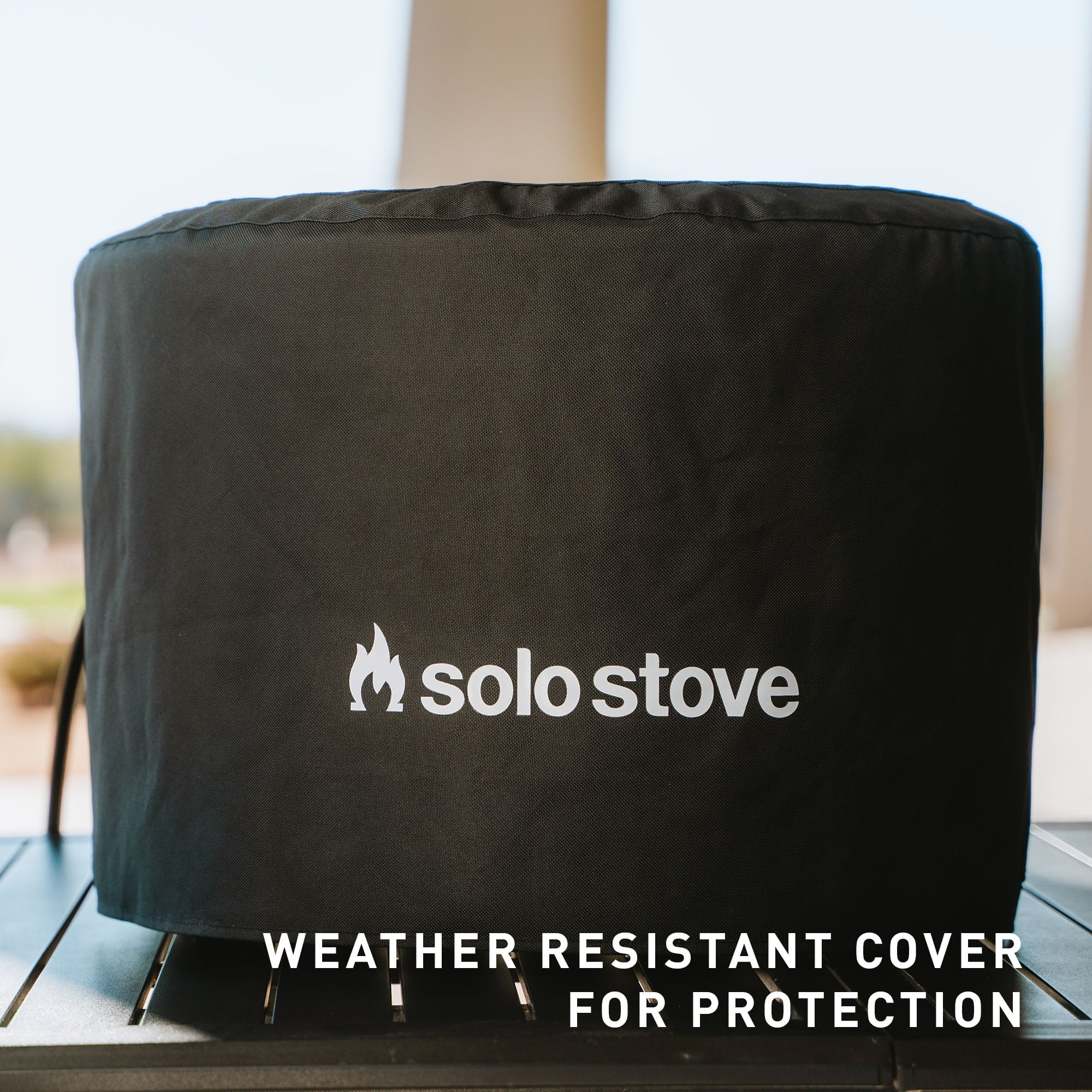 Solo Stove Pi Shelter | Protective Cover for Pi Pizza Oven, Water Resistant, Premium Acrylic/ PVC-lined, Pi Collection, Black