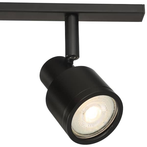 Matte Black Integrated LED Flexible Track Pendant