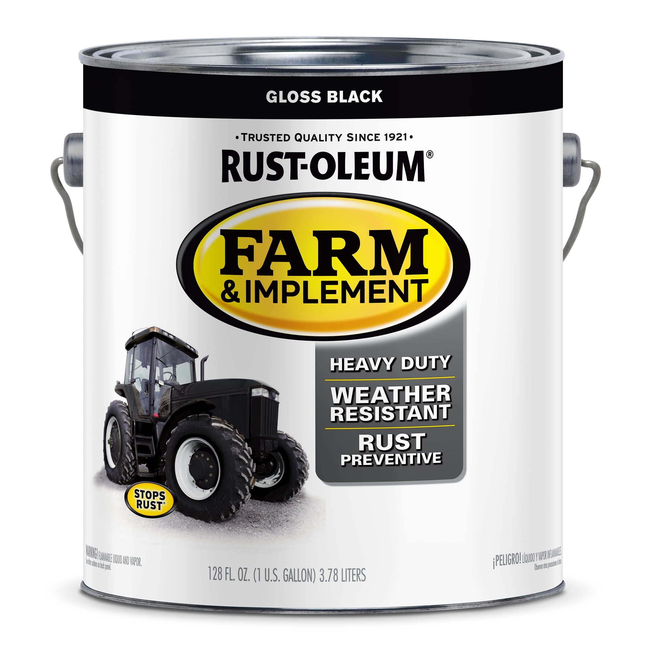 Black, Rust-Oleum Specialty Gloss Farm and Implement Paint- Gallon, 2 Pack