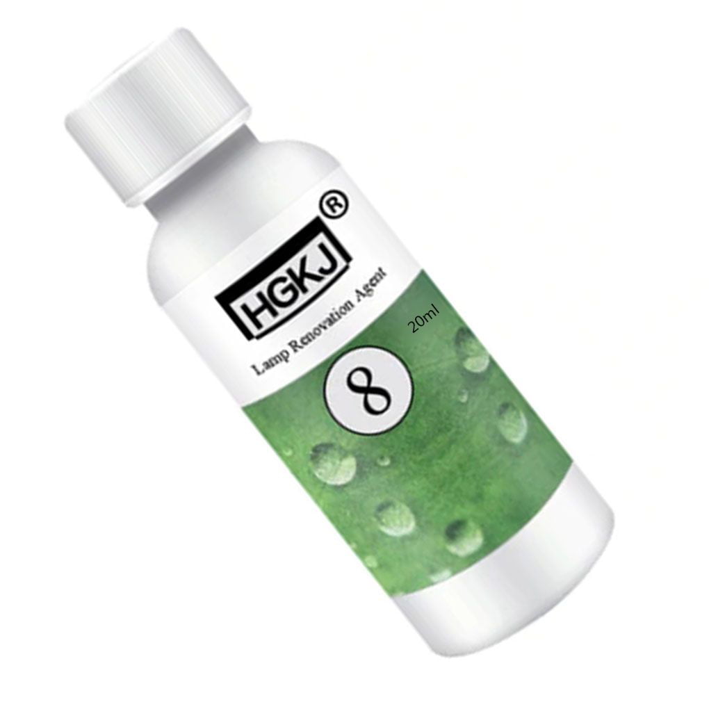 HGKJ-8 Car Headlight Headlamp Cleaner Renewer Renovation Scratch Repair Lens Side Mirror Polish 20ml