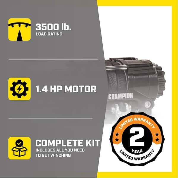 ATV/UTV Synthetic Rope Winch Kit with Hawse Fairlead