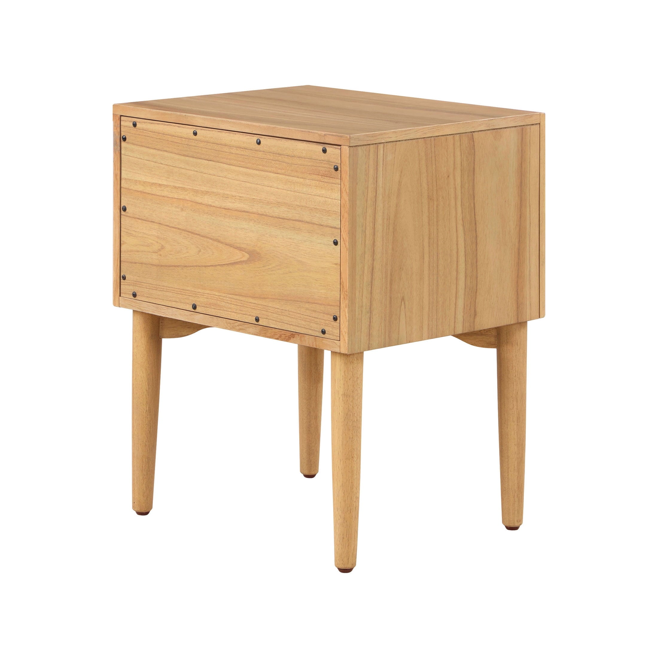 Better Homes & Gardens Bristol Nightstand with Solid Wood Frame, Natural Oak finish, by Dave & Jenny Marrs