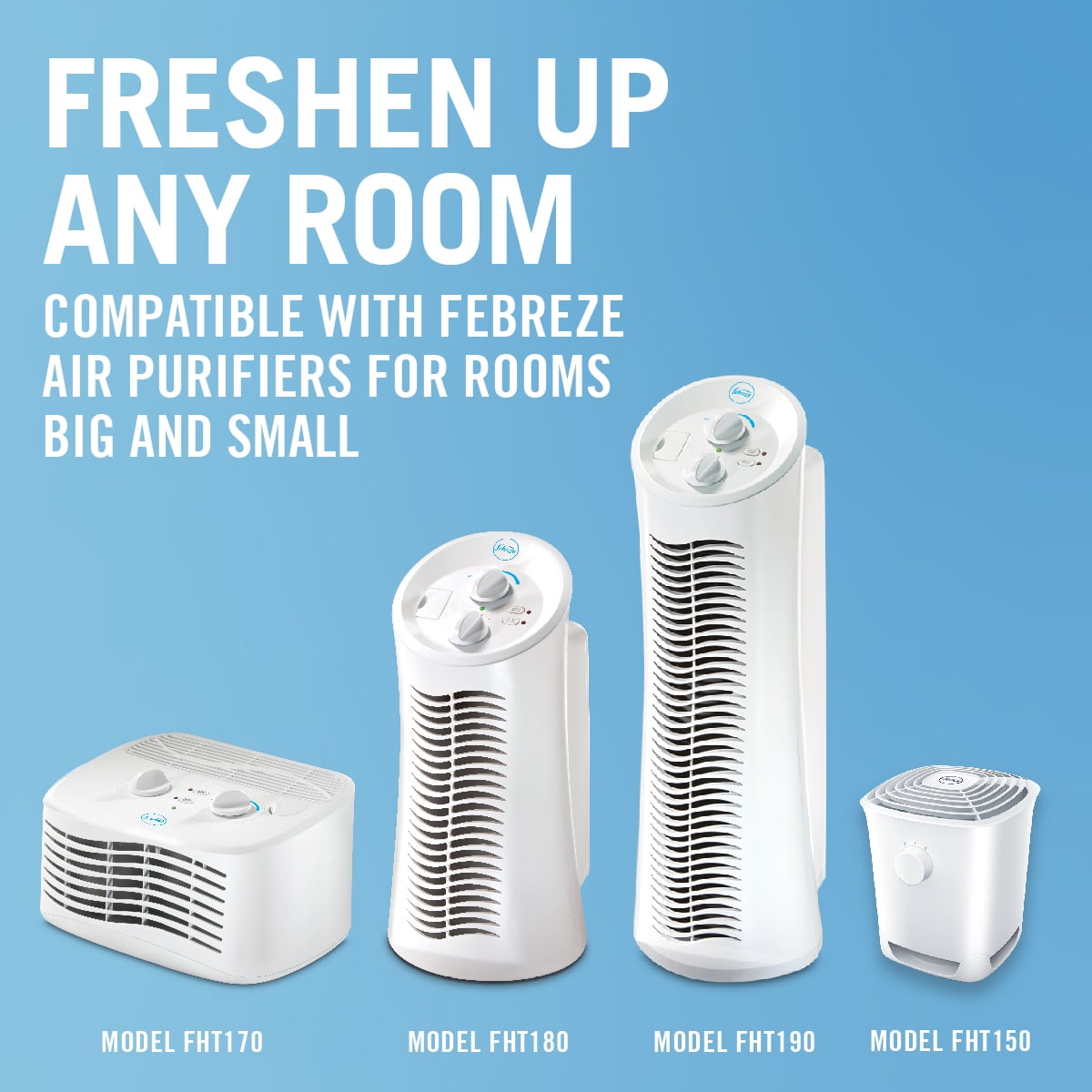 Febreze Air Purifier Linen Scent Refill Cartridge, 2 Pack, FRF102L