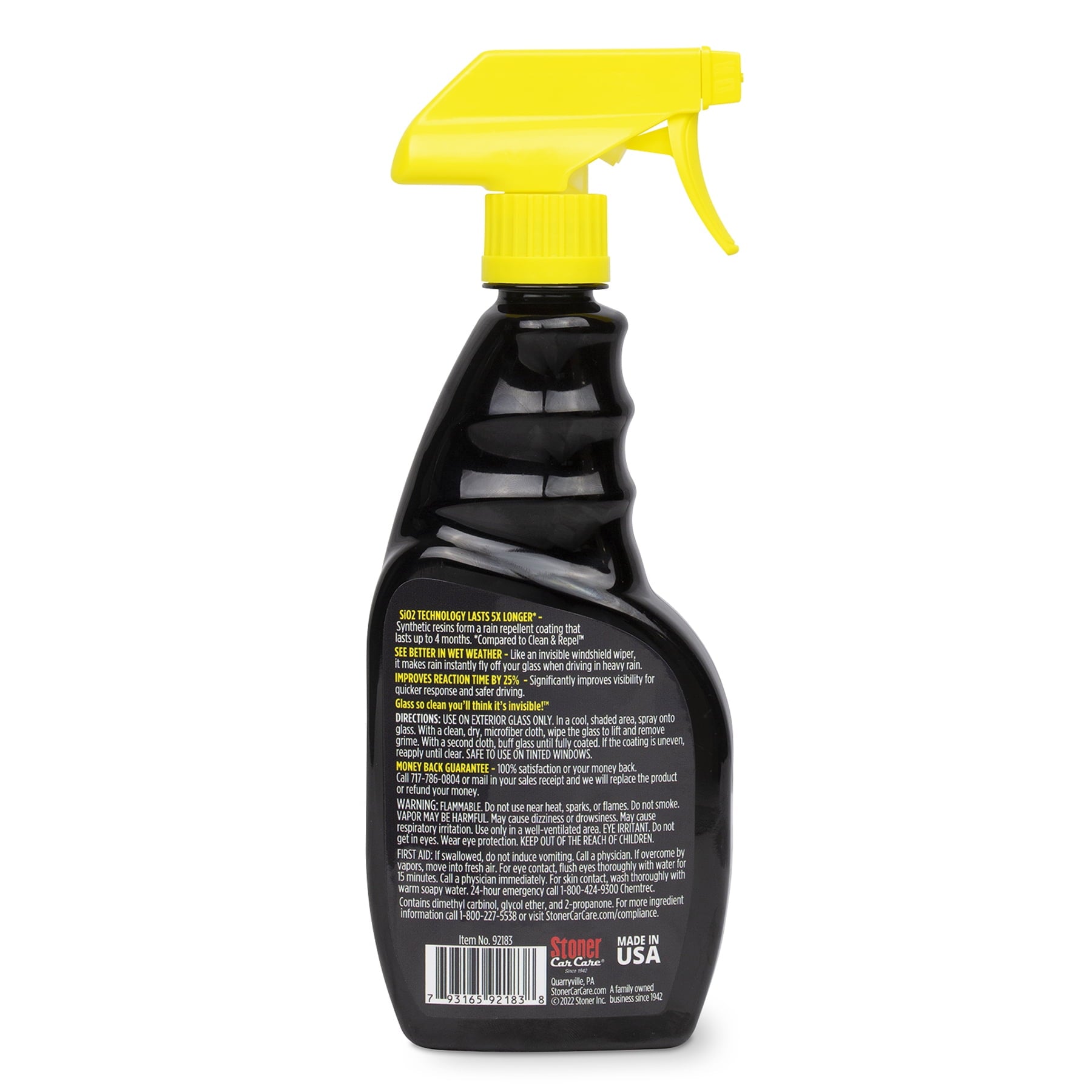 Invisible Glass 92183 Hybrid Ceramic Rain Repellant Plus Glass Cleaner,  16 oz