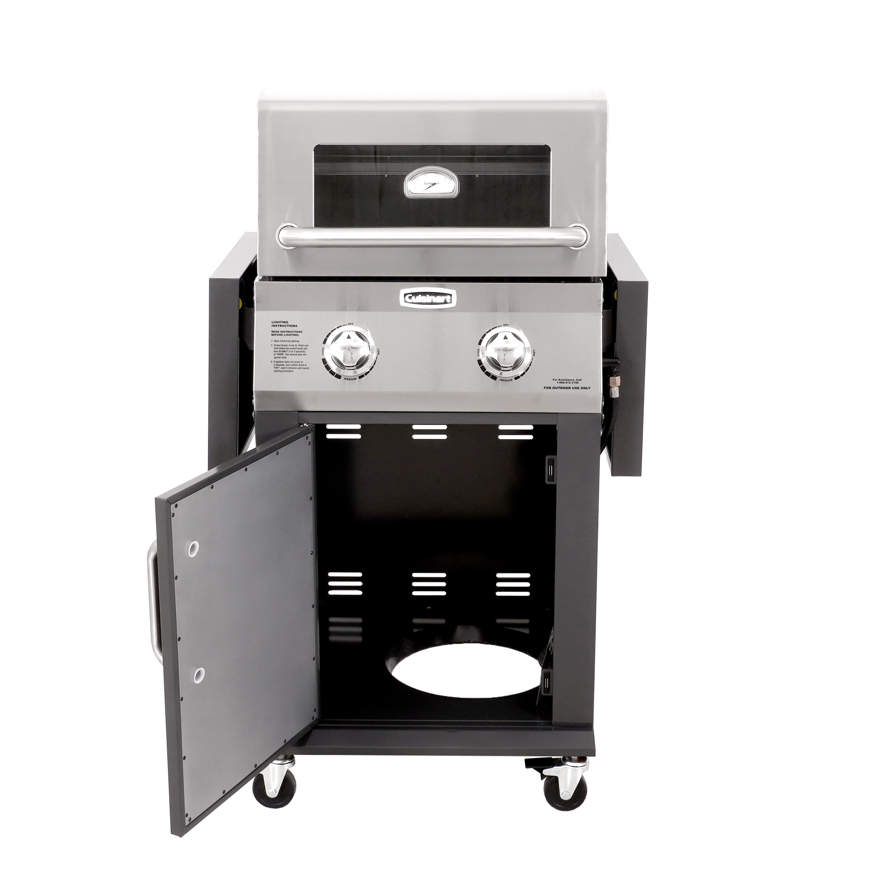 Cuisinart 2-Burner Dual Fuel Gas Grill (Propane/Natural Gas)