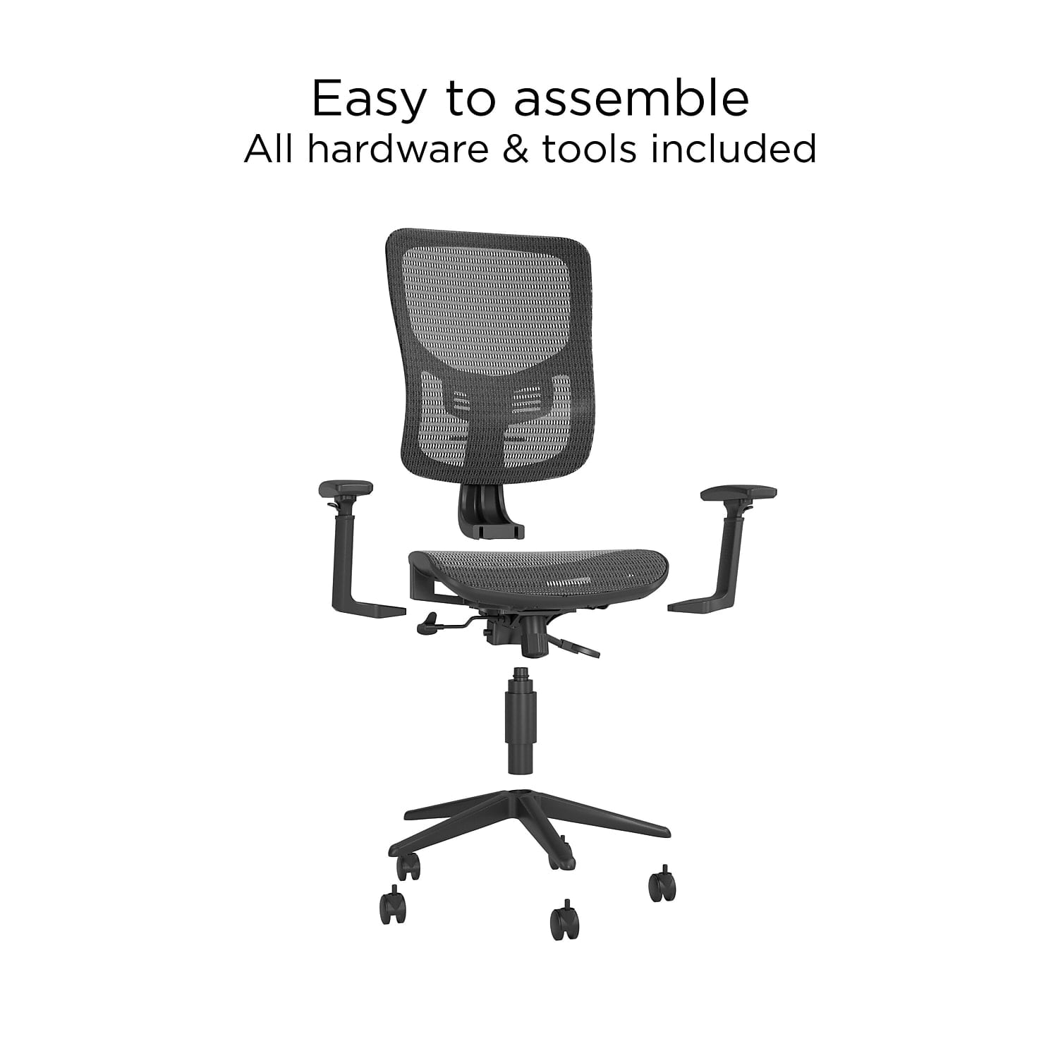 Staples Kroy Mesh Task Chair Black UN59456