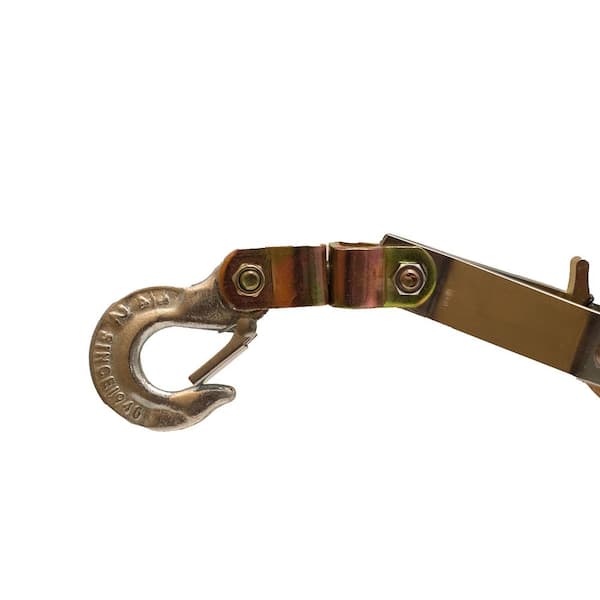 1,500 lb. 3/4-Ton Capacity 22 ft. Max Lift 15:1 Leverage Winch Puller Come Along Tool with Included Cable