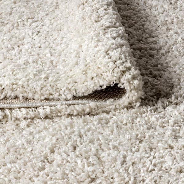 Mercer Shag Plush Cream 8 ft. x 10 ft. Area Rug