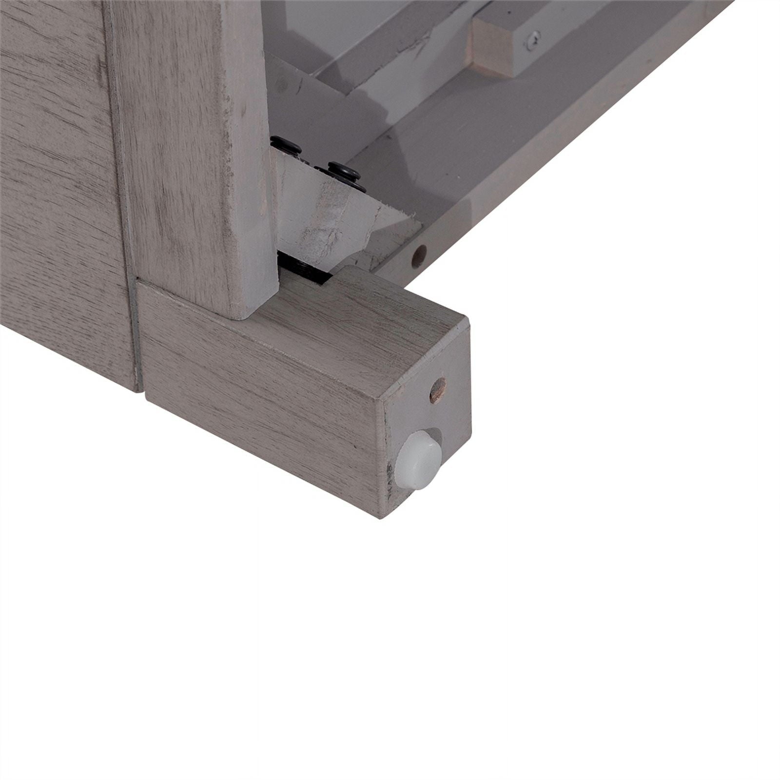 Palmetto Heights 6 Drawer Dresser in Shell White and Driftwood Finish