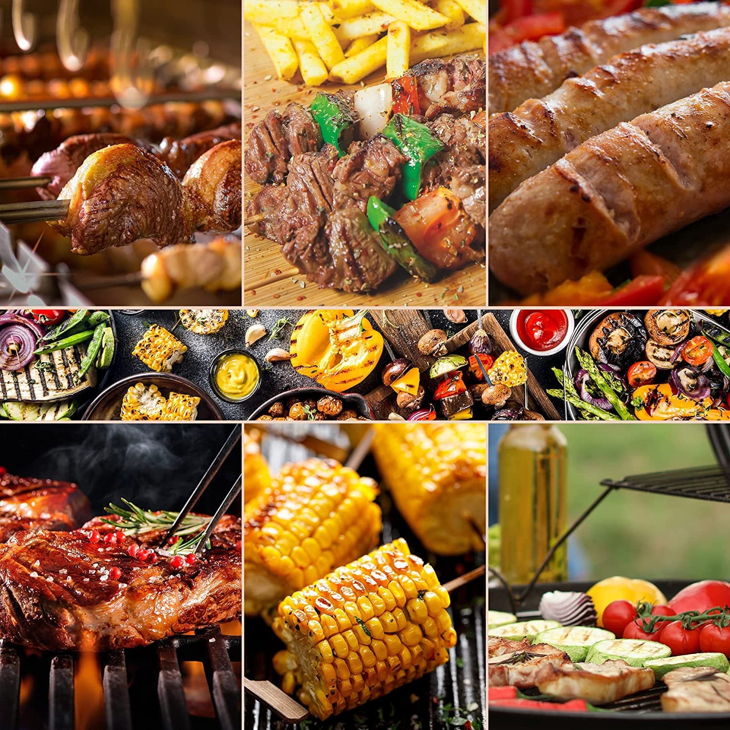 SUGIFT 3 Burner BBQ Propane Gas Grill, Stainless Steel 32,700 BTU Patio Garden Barbecue Grill, Black