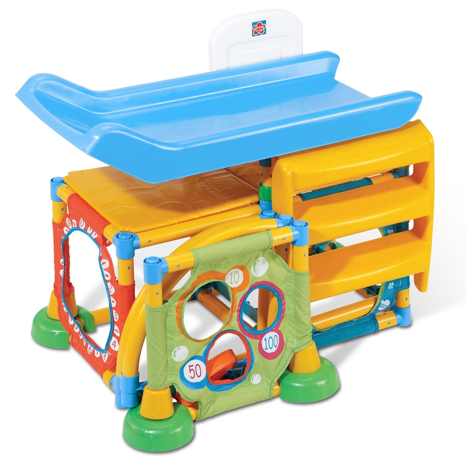 Grow N Up Toddler Climb 'N Slide Plastic Jungle Gym