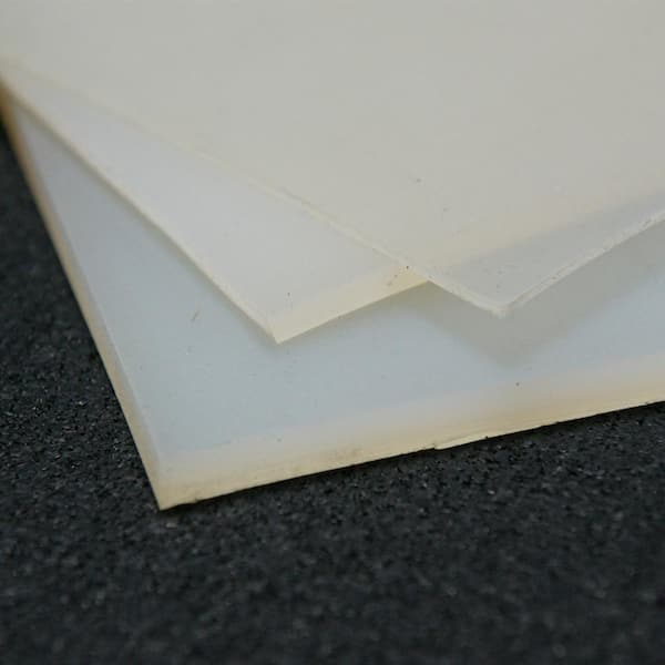 Silicone 1/16 in. x 36 in. x 96 in. Translucent Commercial Grade 60A Rubber Sheet