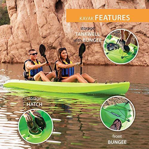 Kokanee Sit-On-Top Kayak, Lime, 10'6"