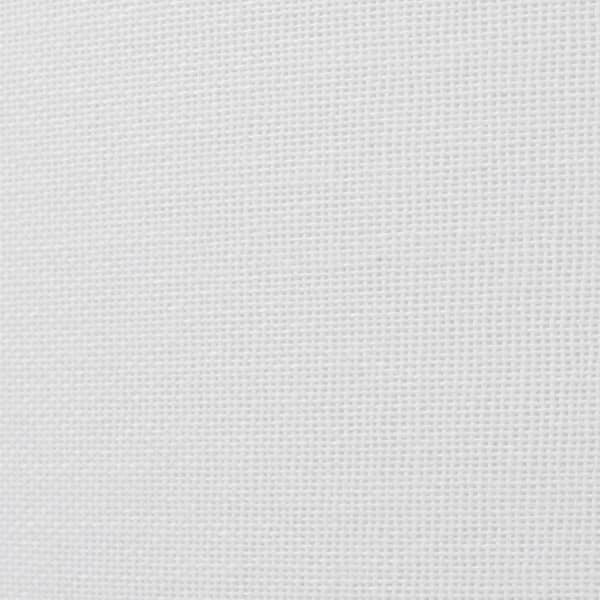 Mix and Match 14 in. Dia x 10 in. H White Linen Blend Drum Replacement Table Lamp Shade