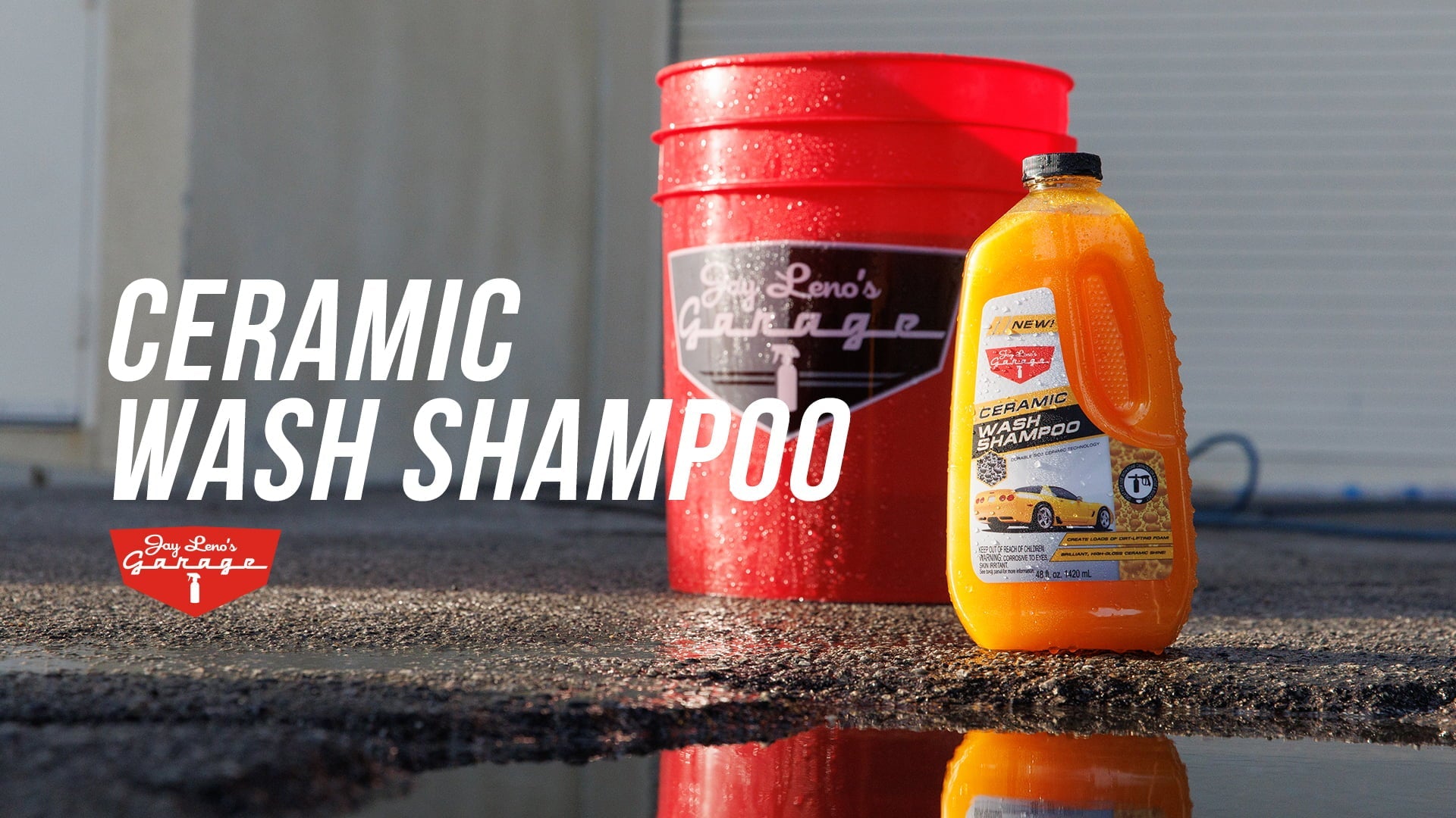 Jay Leno's Garage Ceramic Wash Shampoo (48 oz) - Clean, Protect & Boost Shine