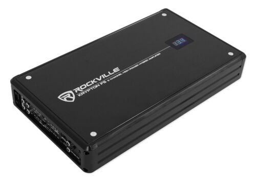 Rockville Krypton F5 3200w Peak / 800w RMS 5 Channel Car Amplifier w Volt Meter