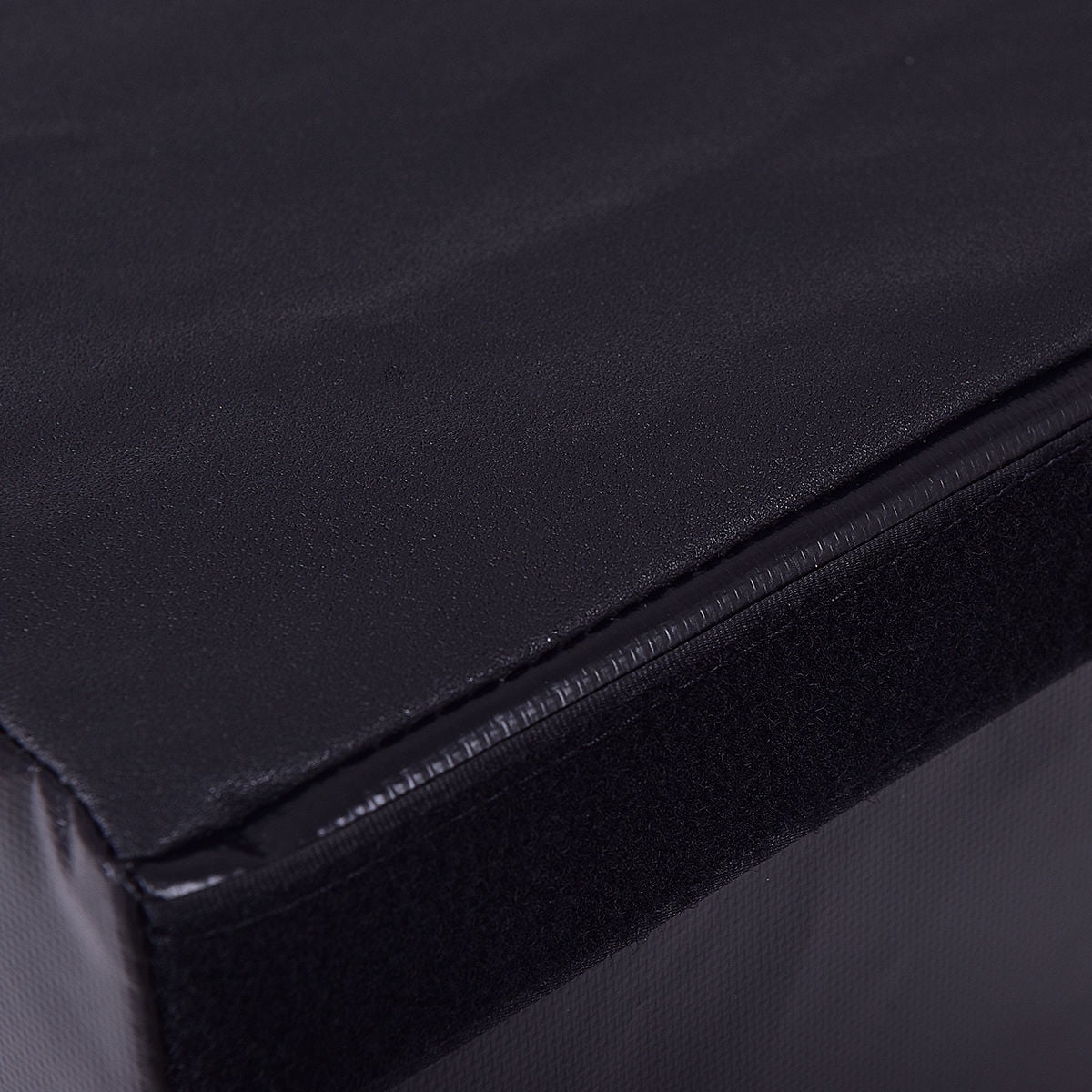 Gymax 24'' PVC Soft Foam Jumping Box Plyometric Exercise Black