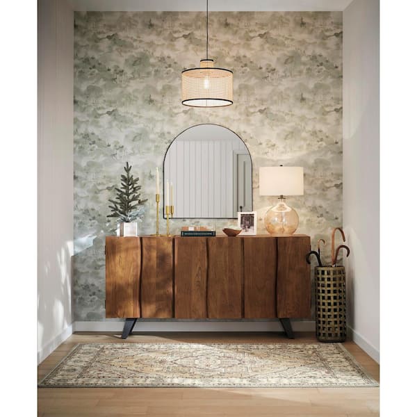 Laelia 24-3/4 in. Gold Luster Glass Table Lamp