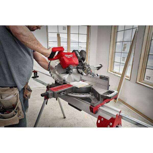 M18 FUEL 18V Lithium-Ion Brushless 12 in. Cordless Dual Bevel Sliding Compound Miter Saw with 8-1/4 in. Table Saw