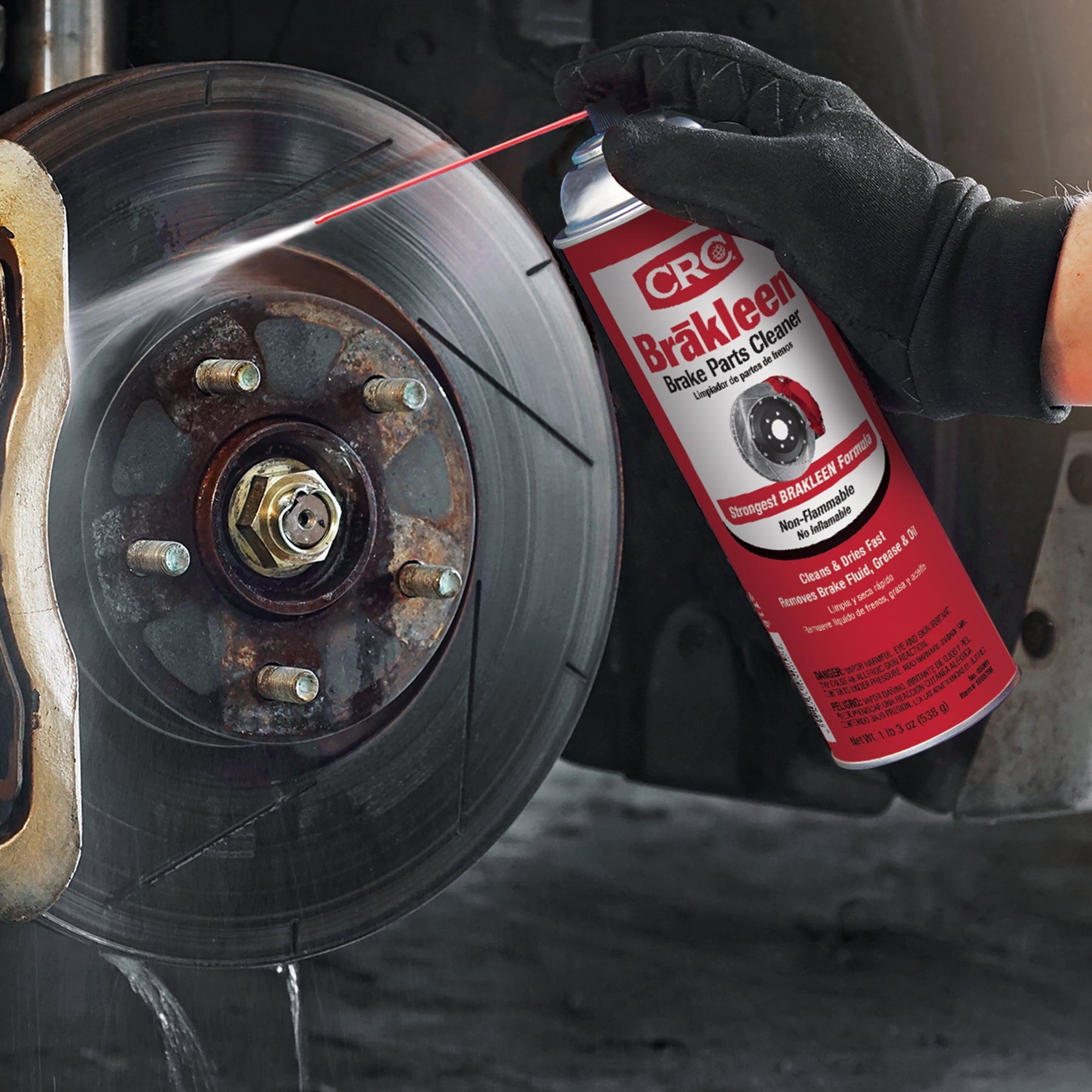 CRC 05089 Brakleen Non-Flammable Brake Parts Cleaner - 19 oz.