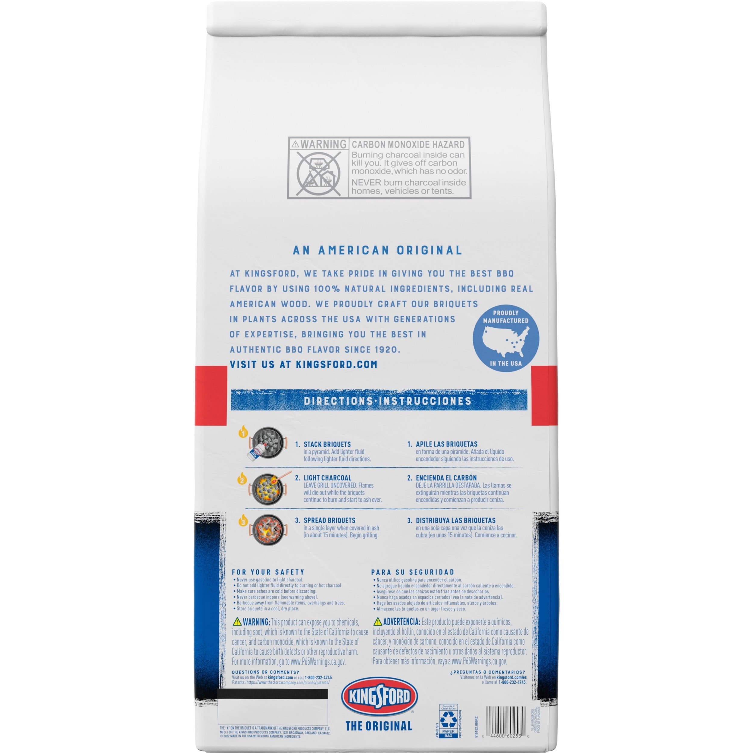 Original Charcoal Briquettes, 16 lb (2 pack)