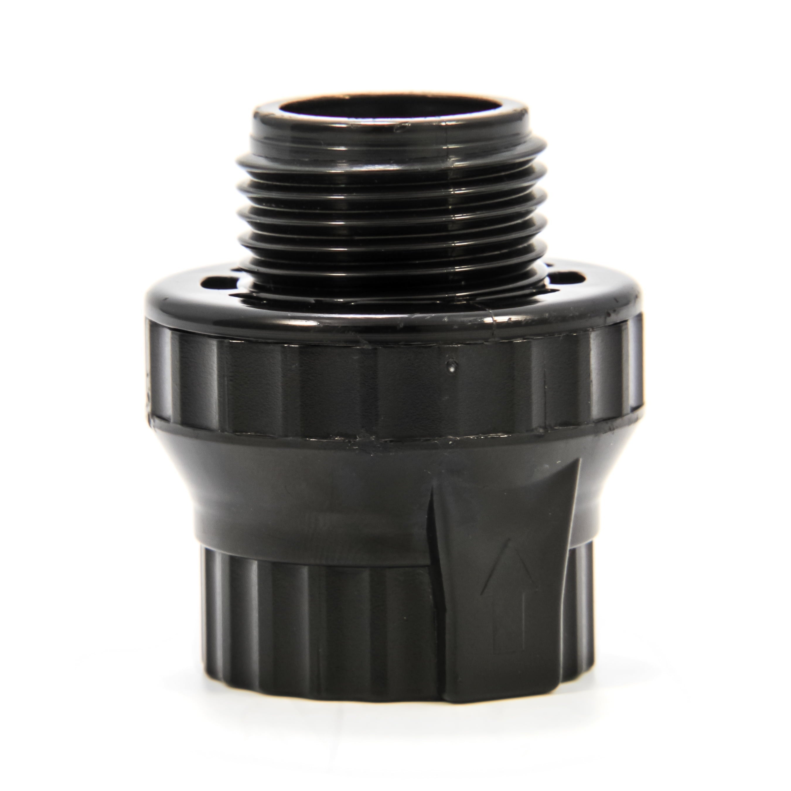 Camco Rhino Blaster RV Tank Rinser | Features a Transparent 45-Degree Angled Elbow to let Water Blast Directly into the Outlet and a Vacuum Breaker to Prevent Backflow into the Water Hose (39082)