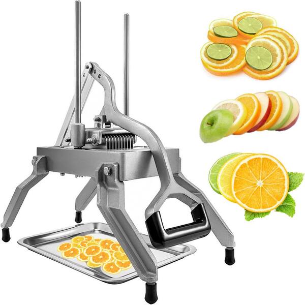 Commercial Vegetable Fruit Dicer 3/8 in. Blade Onion Cutter Heavy Duty Stainless Steel Chopper Tomato Slicer with Tray