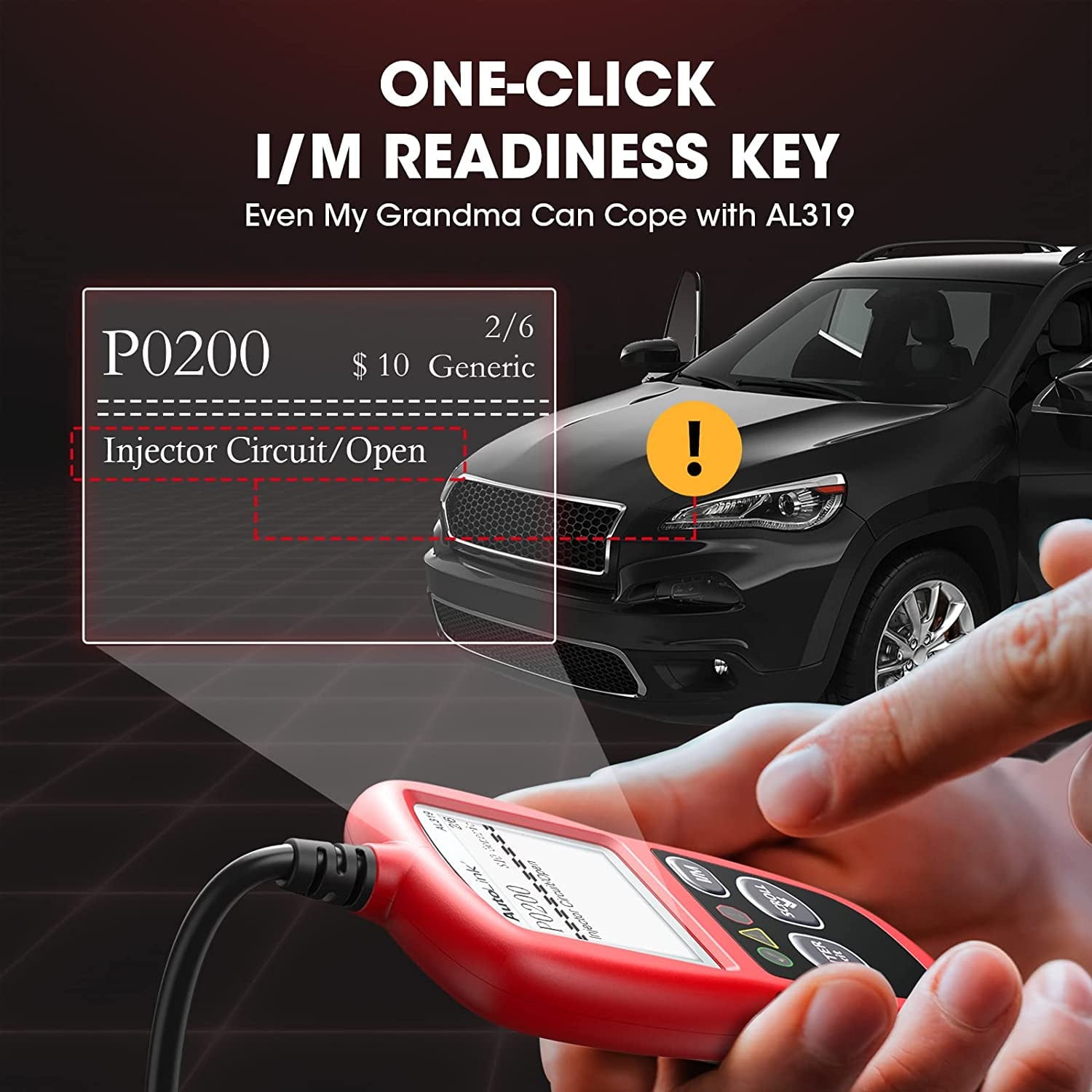 Autel AutoLink AL319 OBD2 Scanner Car Diagnostic Code Reader Automotive Engine Fault CAN Scan Tool