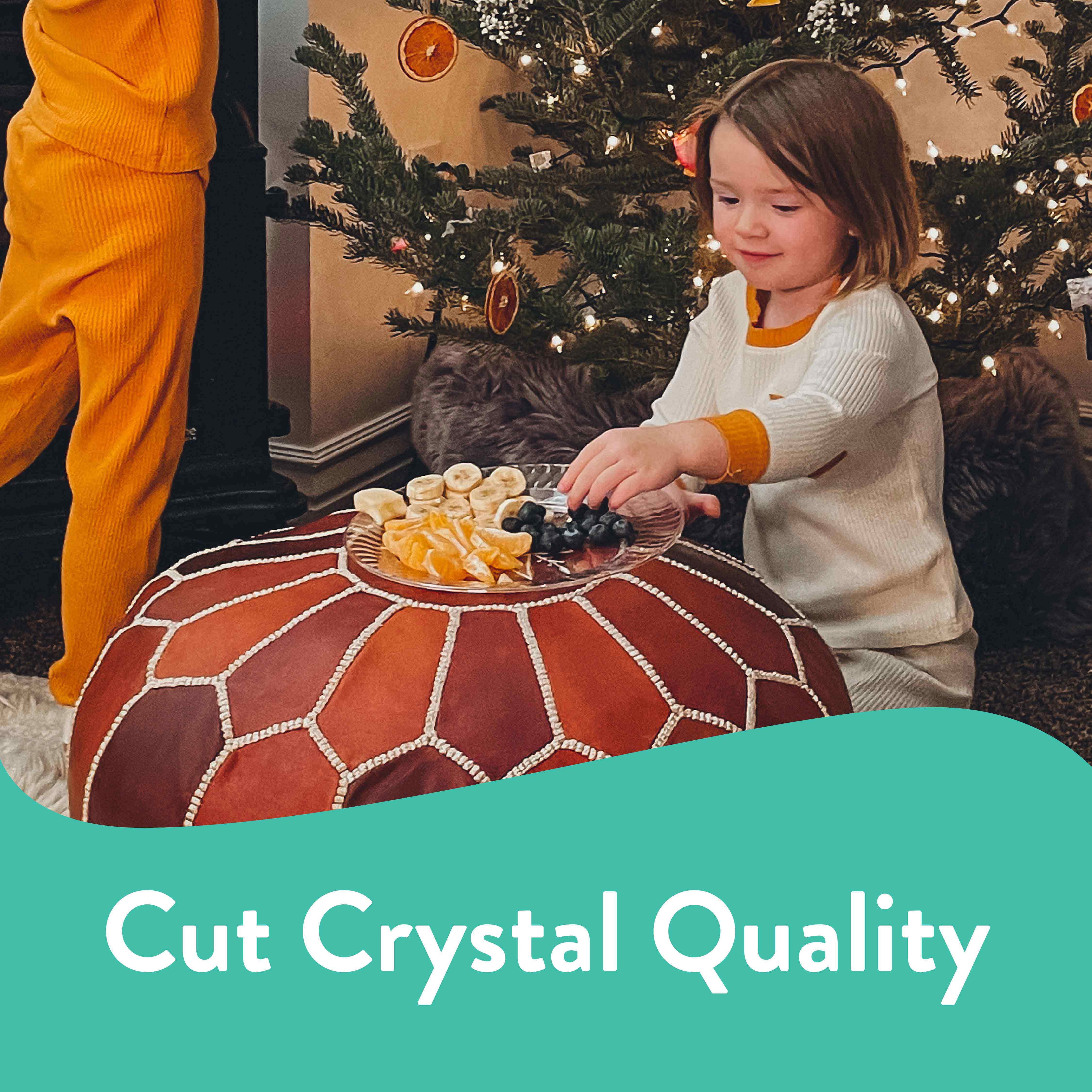 Chinet Crystal® Premium Plastic Dinner Plates, Clear, 10