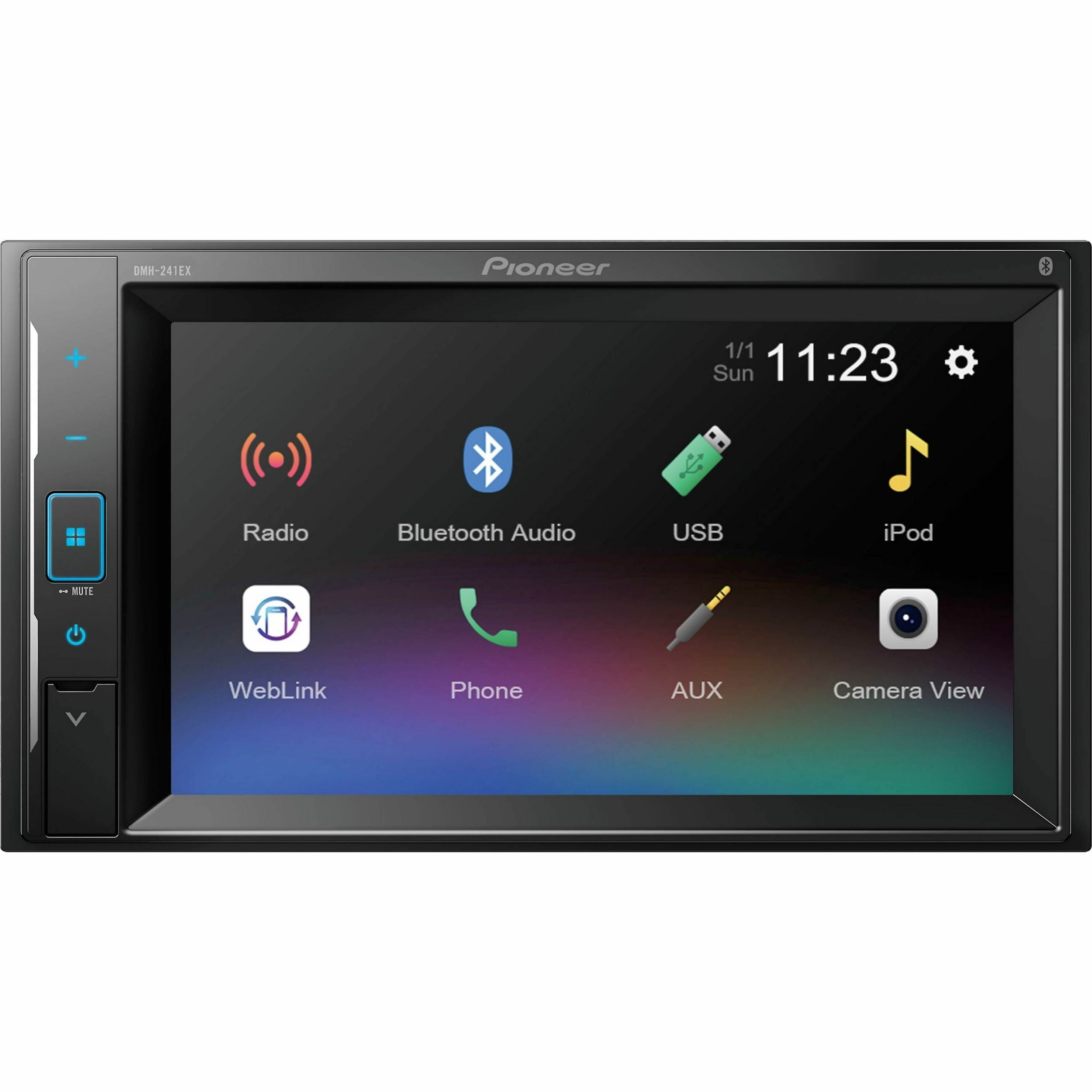 Pioneer DMH-241EX 6.2 inch Touchscreen, Bluetooth Digital Media Receiver - Black