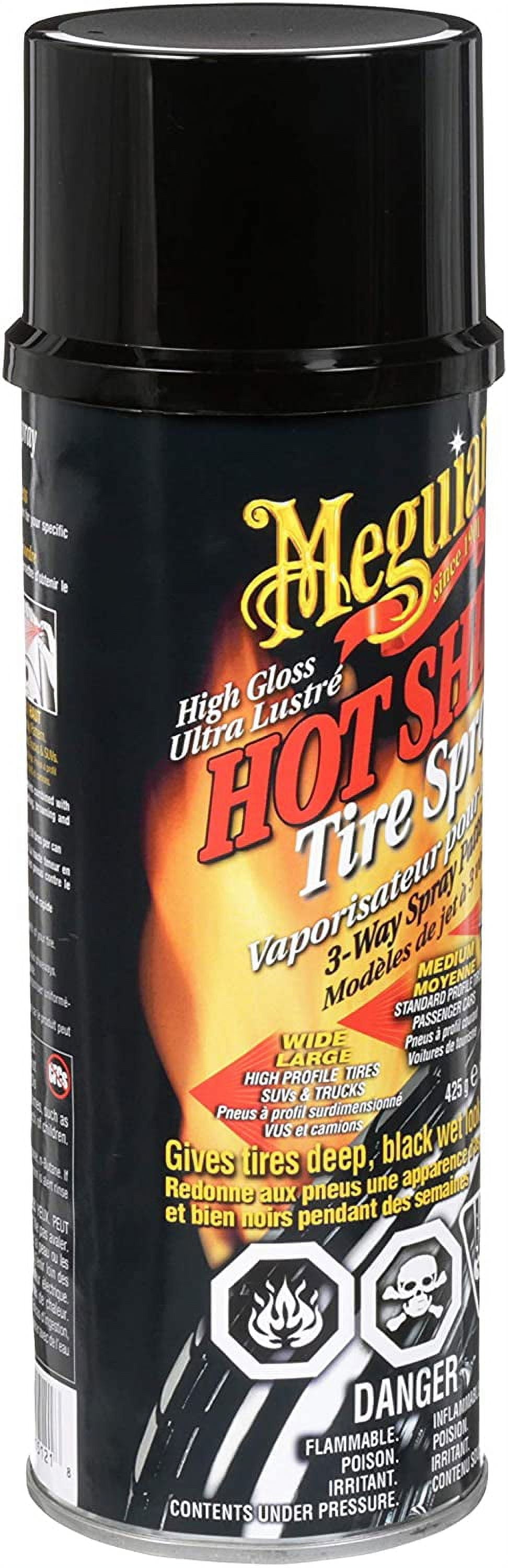 Meguiar's G13815 Hot Shine High Gloss Tire Coating - 15 oz. 2 Pack