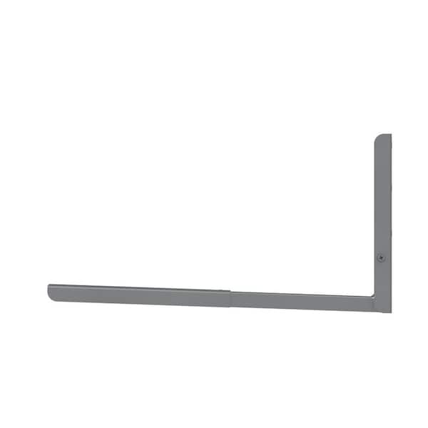 Universal Wall-Mounted Microwave Bracket in Silver