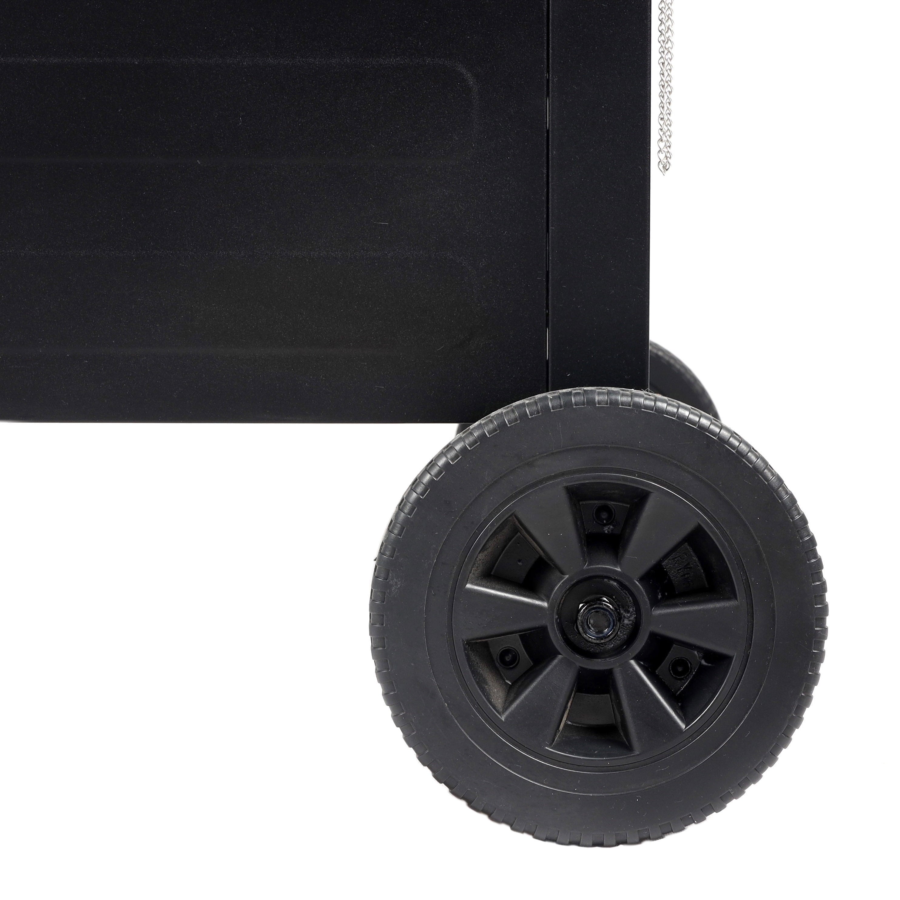 RevoAce 4-Burner Propane Gas Grill with Side Burner, Stainless Steel & Black