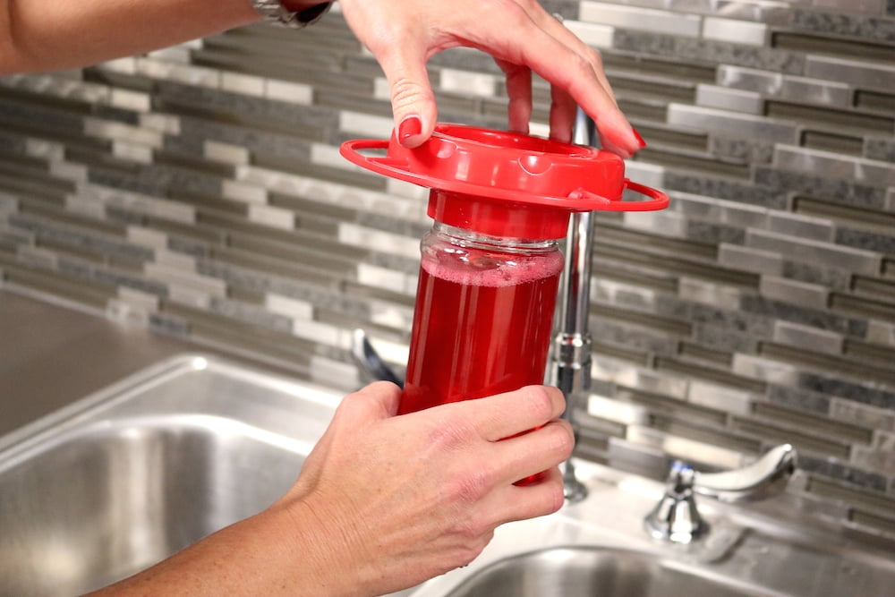 First Nature Hummingbird Feeder, 16 oz, Red