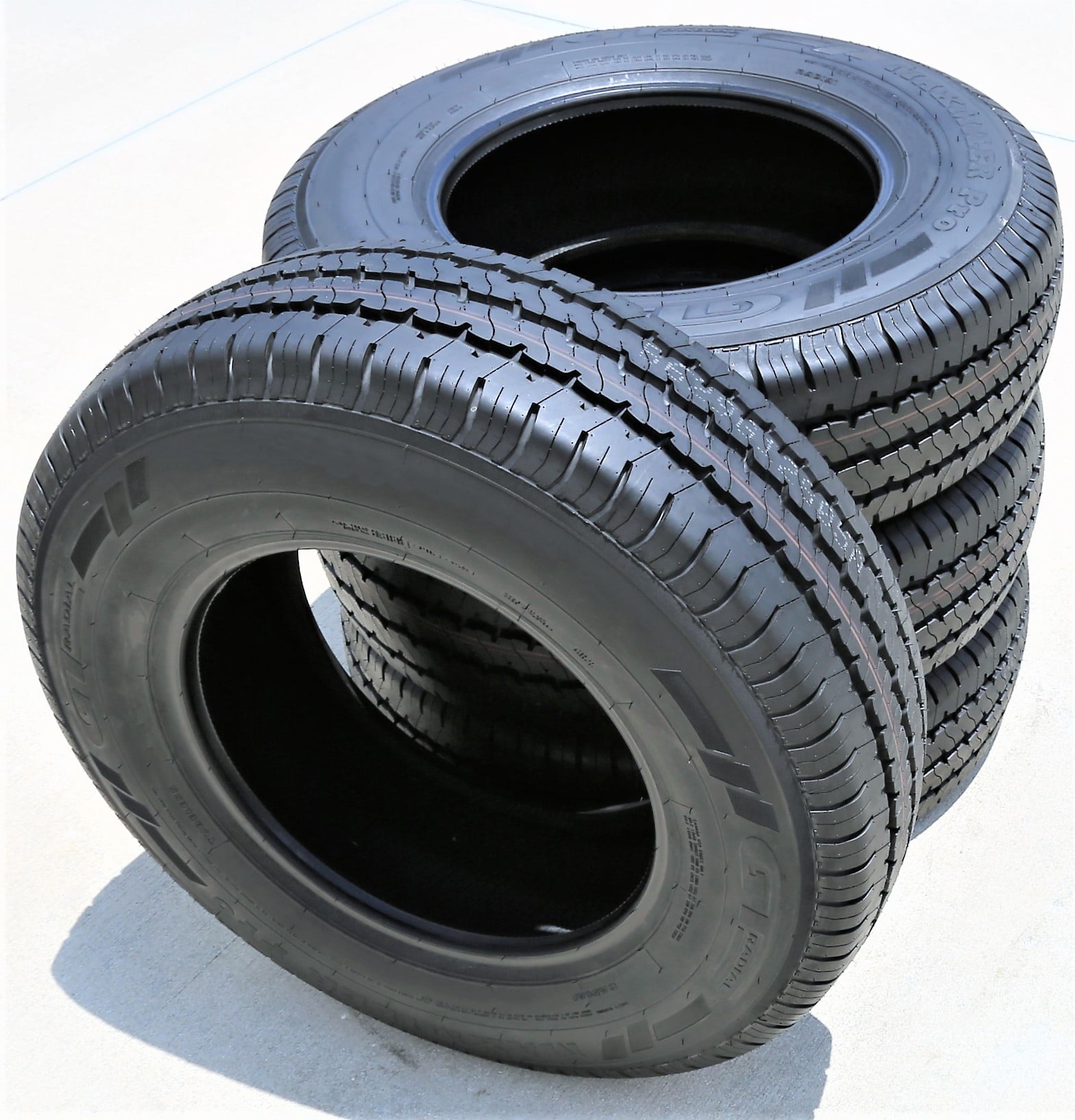 Set of 4 (FOUR) GT Radial Maxmiler Pro 235/65R16 Load E 10 Ply Commercial Tires