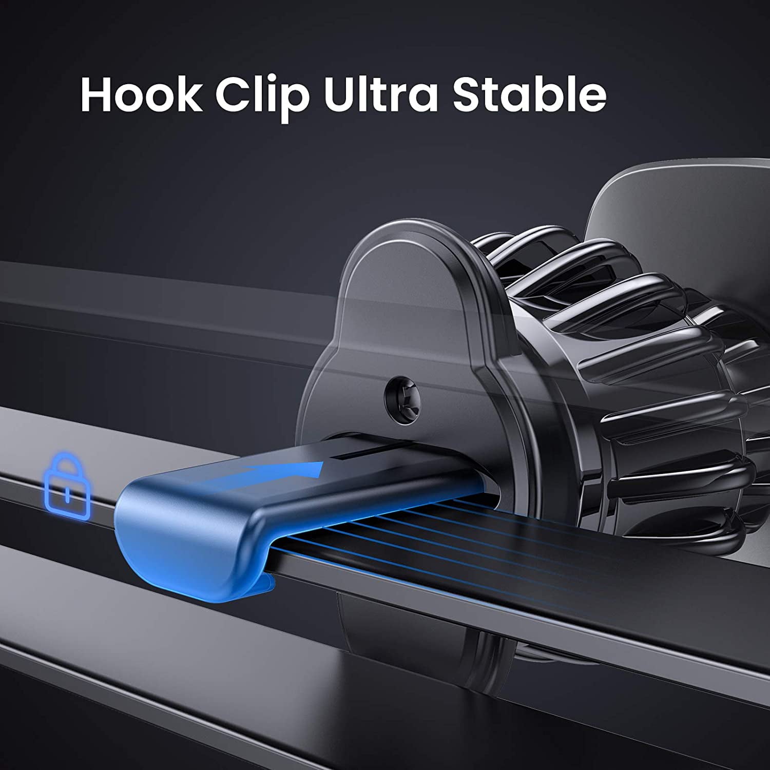 LISEN Car Phone Holder Mount, [Upgraded Clip] Magnetic Phone Car Mount [6 Strong Magnets] Cell Phone Holder for Car [Case Friendly] iPhone Car Holder Compatible with All Smartphones & Tablets