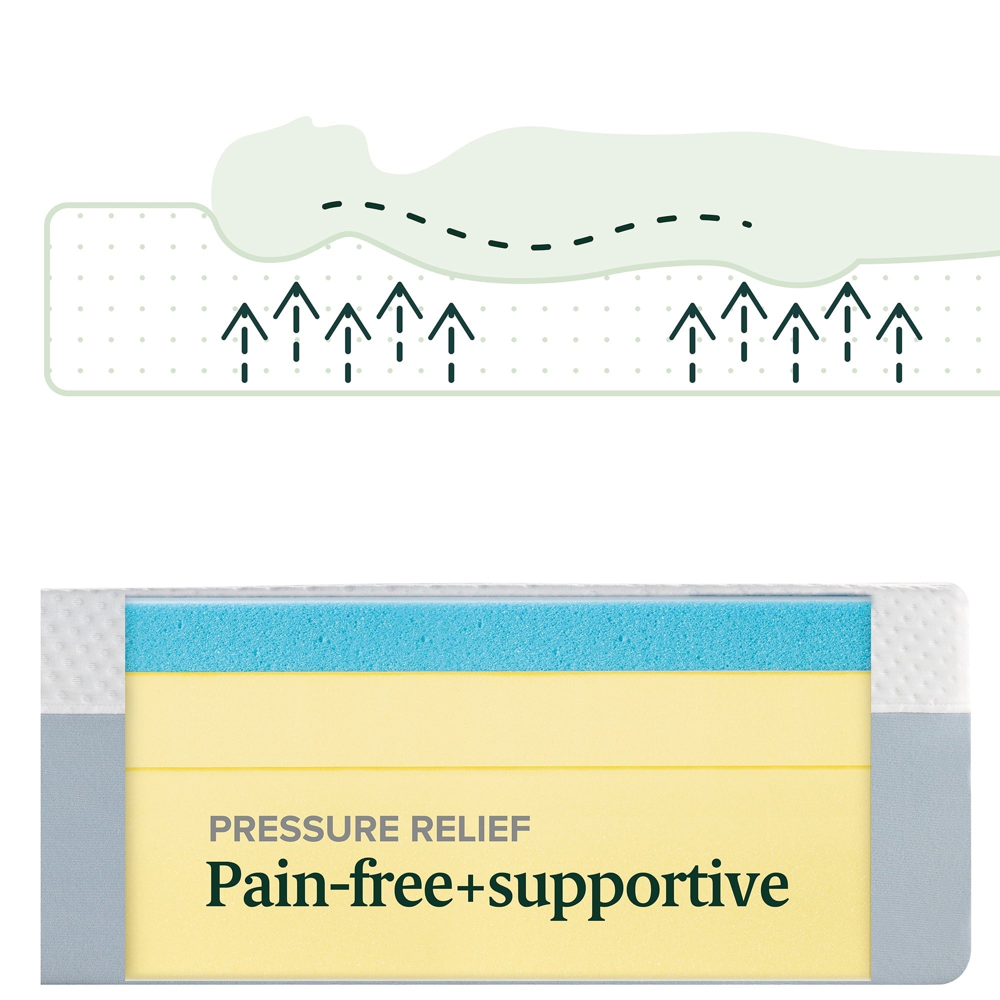 Sensations by Zinus 10¡± Gel Essential Memory Foam Mattress, Queen